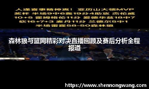 森林狼与篮网精彩对决直播回顾及赛后分析全程报道